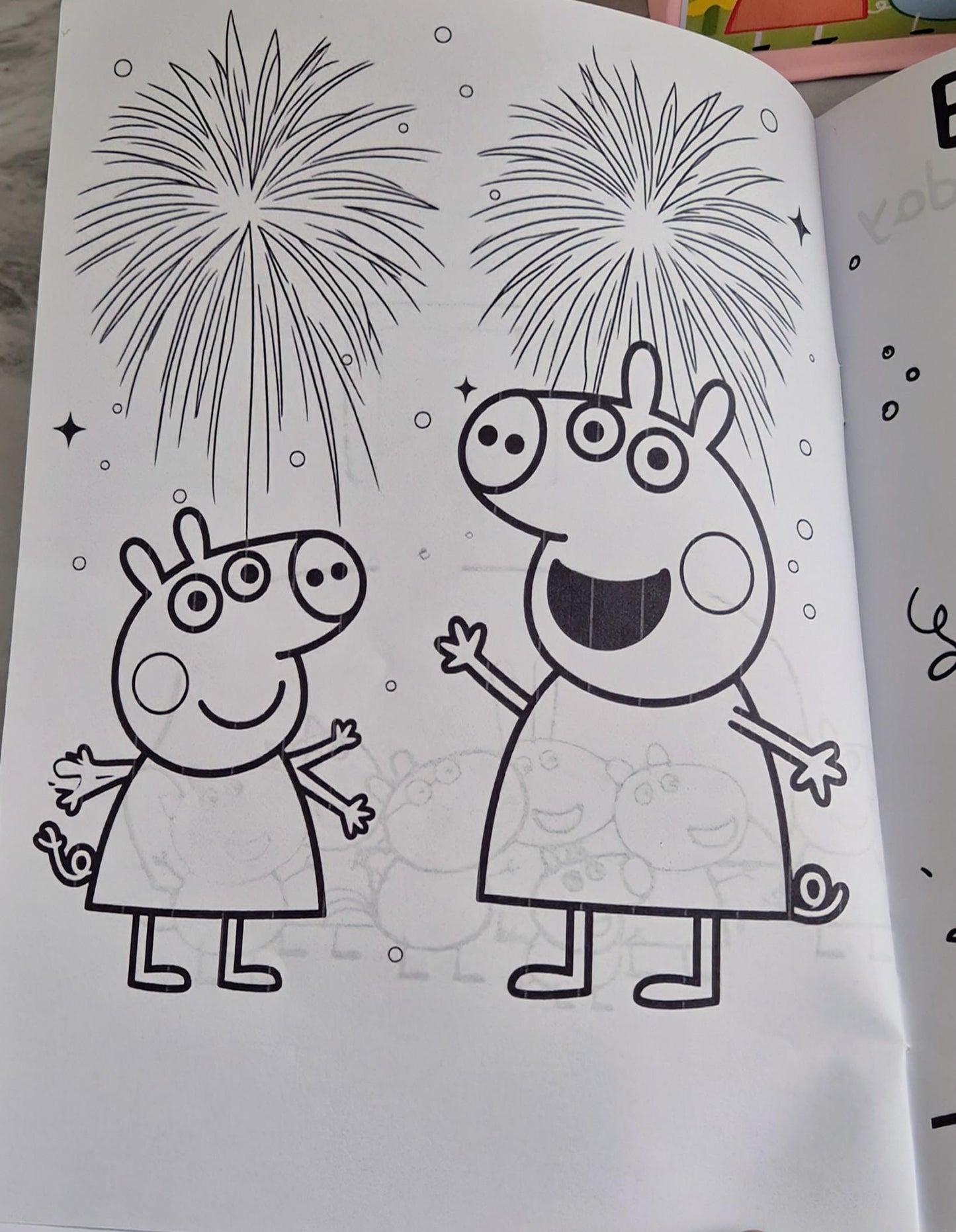 PIG party bundle- party bag - PIG personalised colouring book- PIG party invites