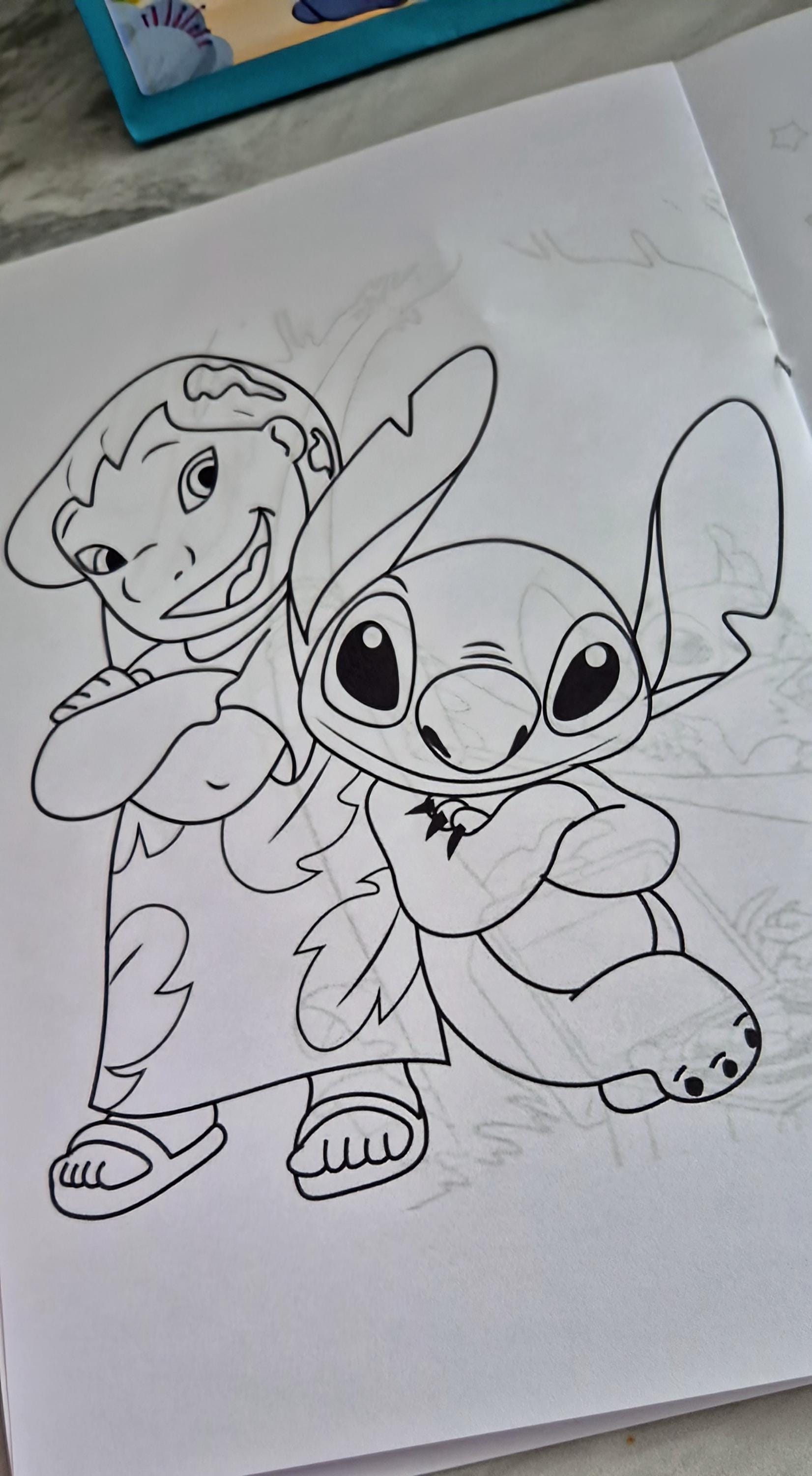 Personalized Stitch Party Bundle: Bag, Coloring Book, Invites