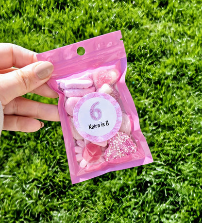Party Favours | Birthdays | Girls Birthday Party | prefilled sweet bags| personalised sweets