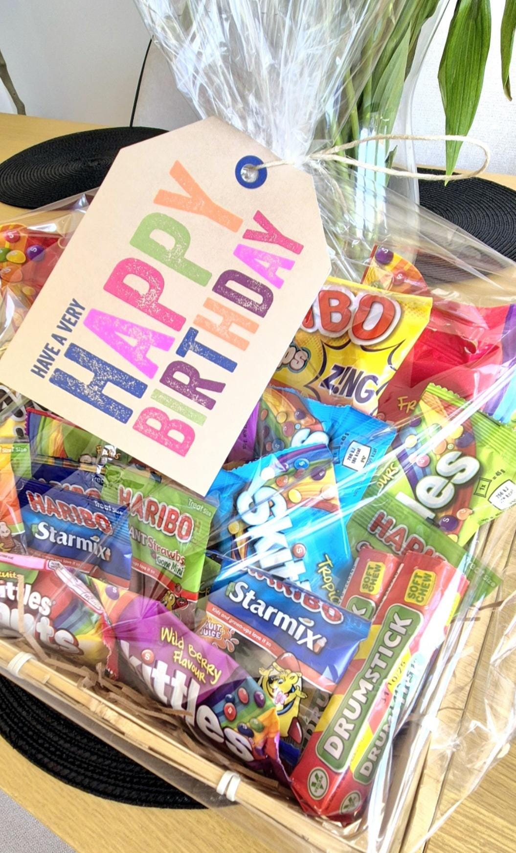 Large birthday sweet hamper- personalised gift