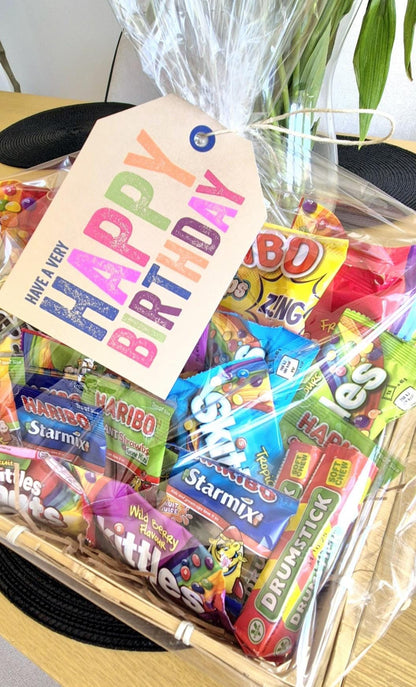 Large birthday sweet hamper- personalised gift