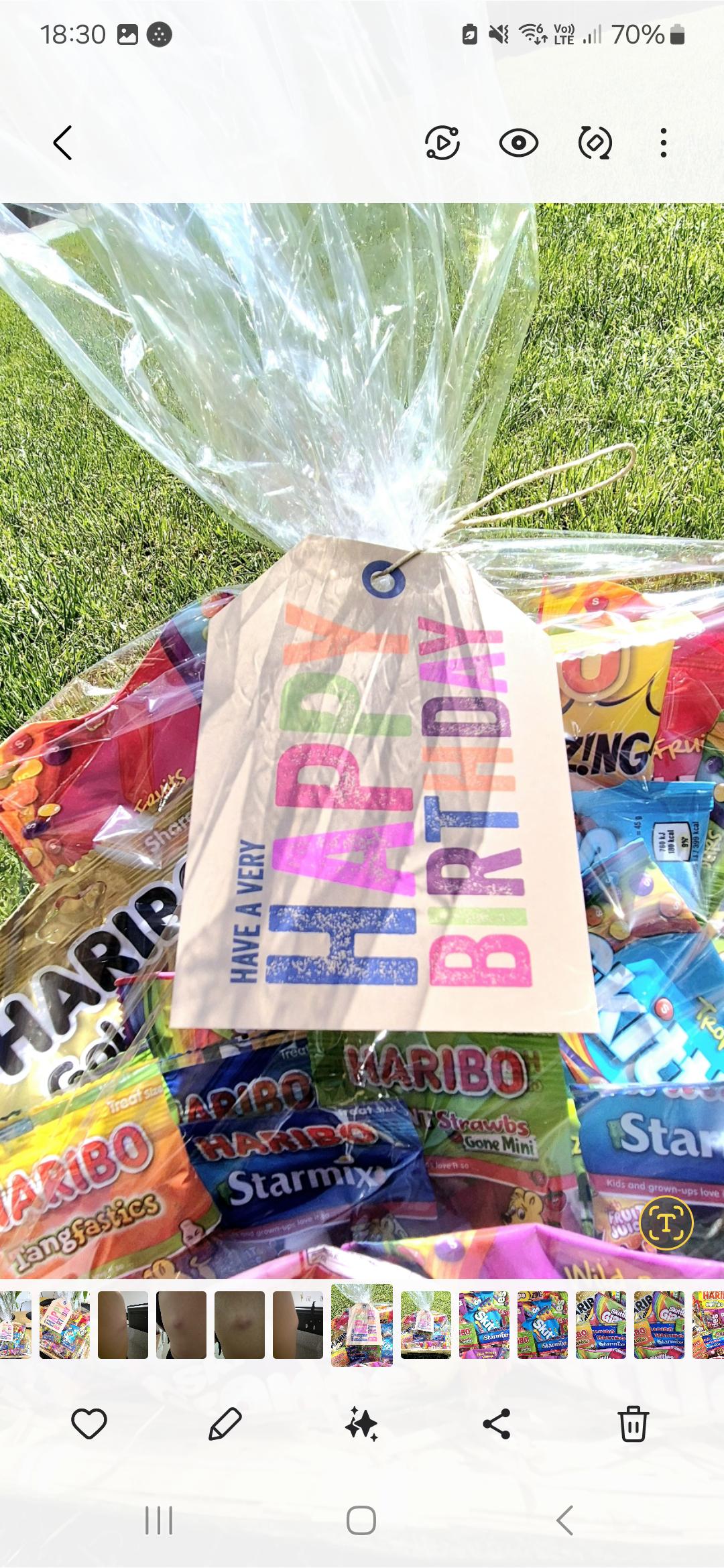 Large birthday sweet hamper- personalised gift
