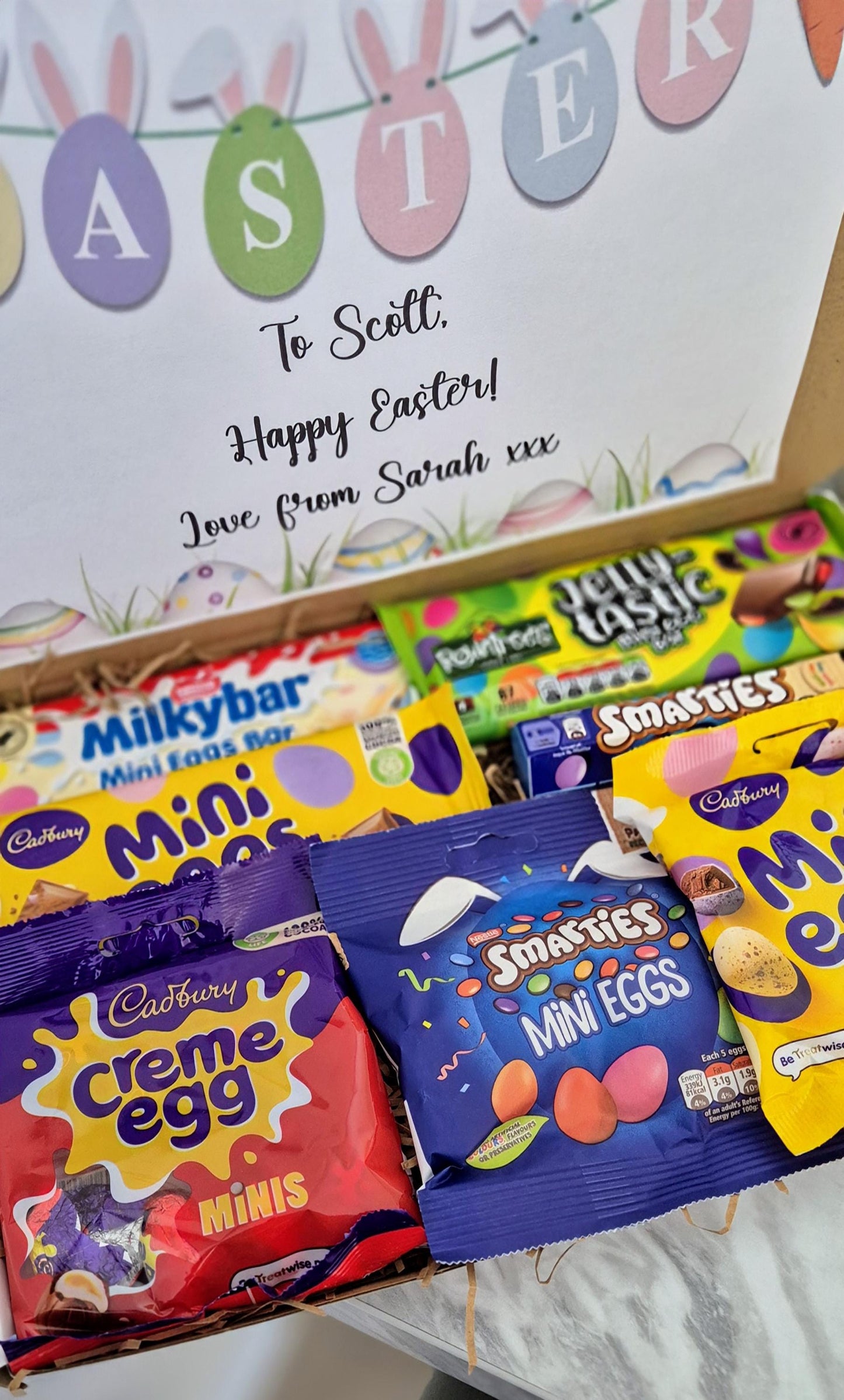 Letterbox Easter Gift| Letterbox Hamper| Chocolate| Easter for Kids | late Eggs| Easter Sweets| Treat box |