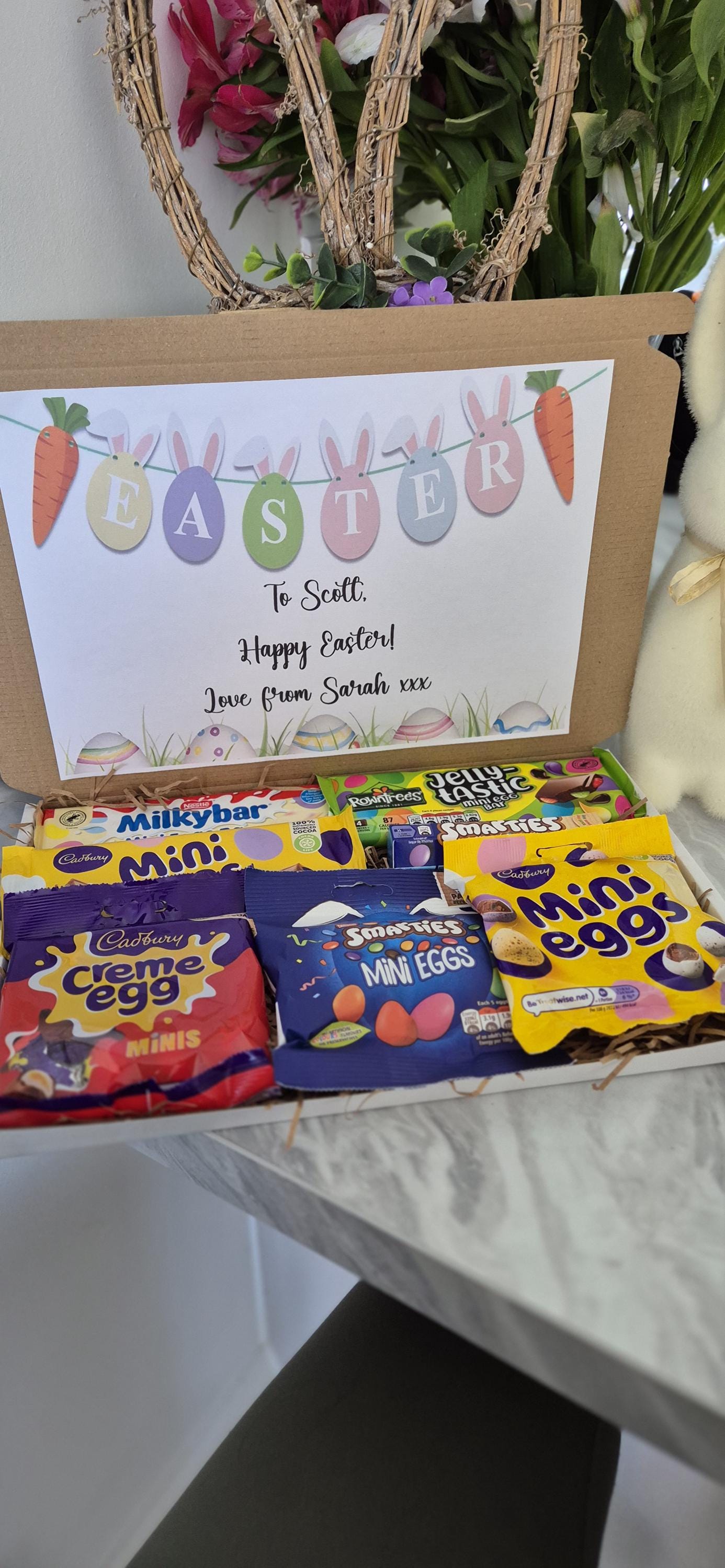 Letterbox Easter Gift| Letterbox Hamper| Chocolate| Easter for Kids | late Eggs| Easter Sweets| Treat box |