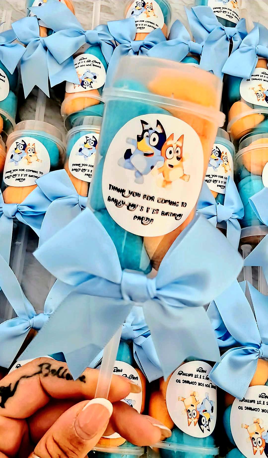 Bluey-Themed Sweet Push Pops: Personalized Party Favors
