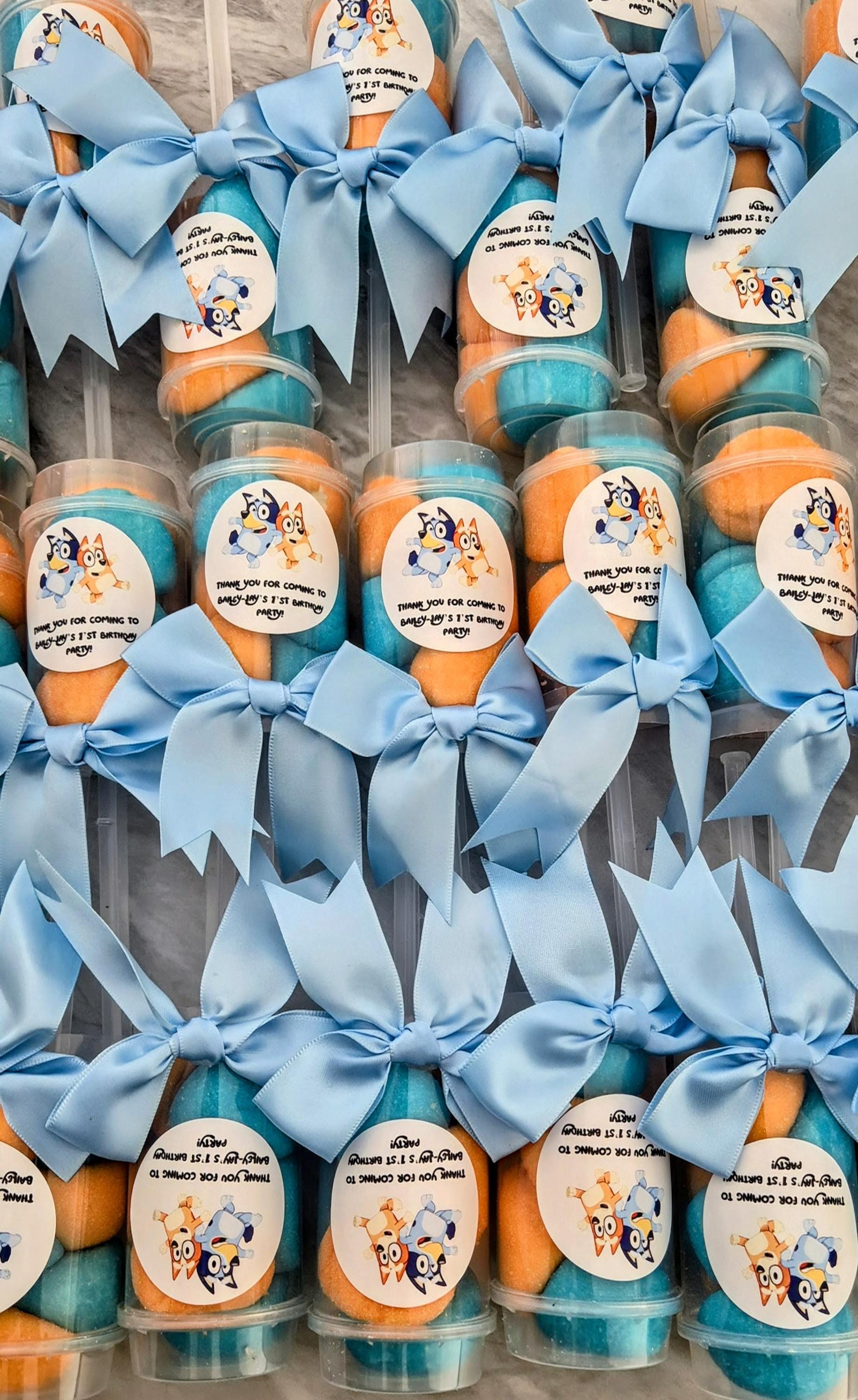 Bluey-Themed Sweet Push Pops: Personalized Party Favors