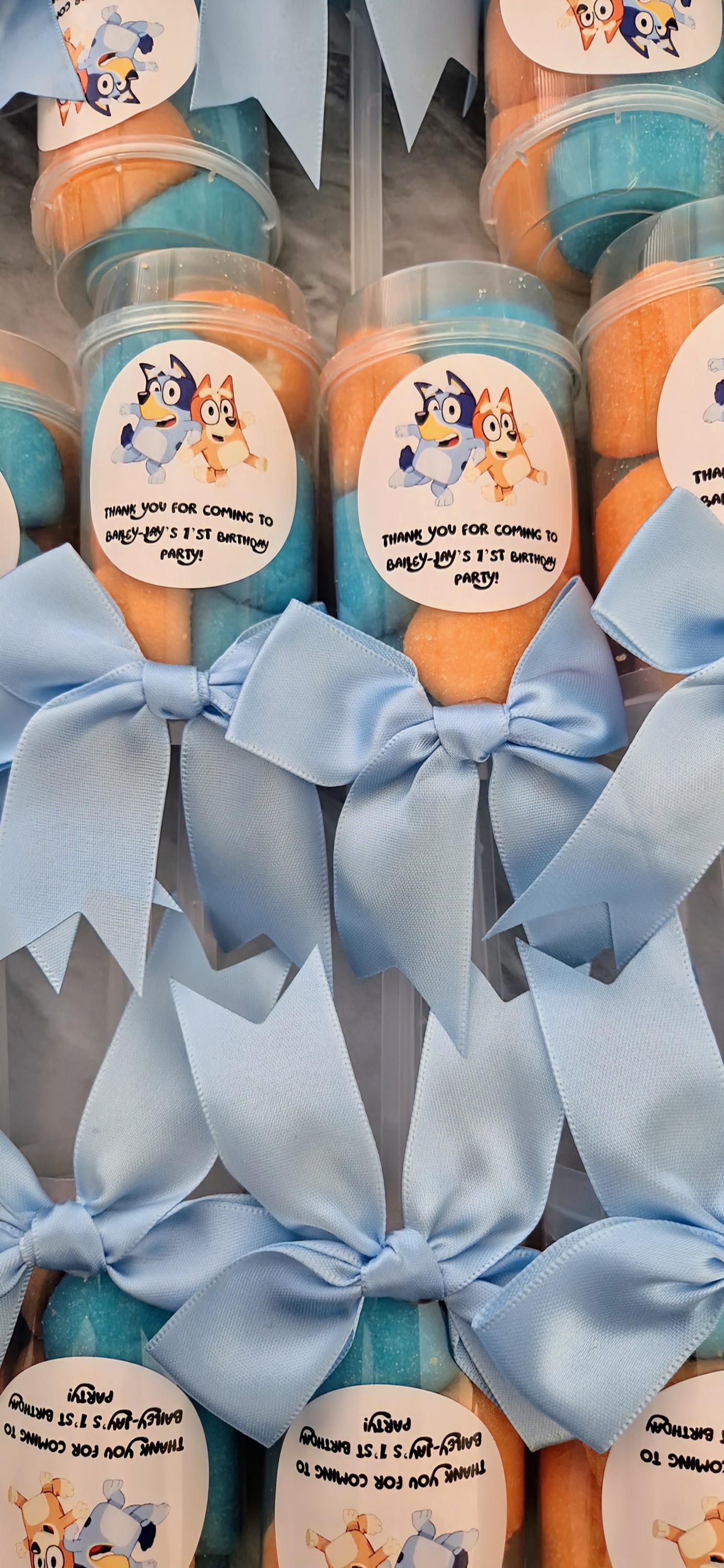 Bluey-Themed Sweet Push Pops: Personalized Party Favors