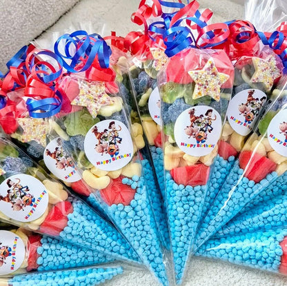 Friend in me themed party cones- Party - Sweet Favours- party favours- friend In me prefilled cones - Toy-štory inspired