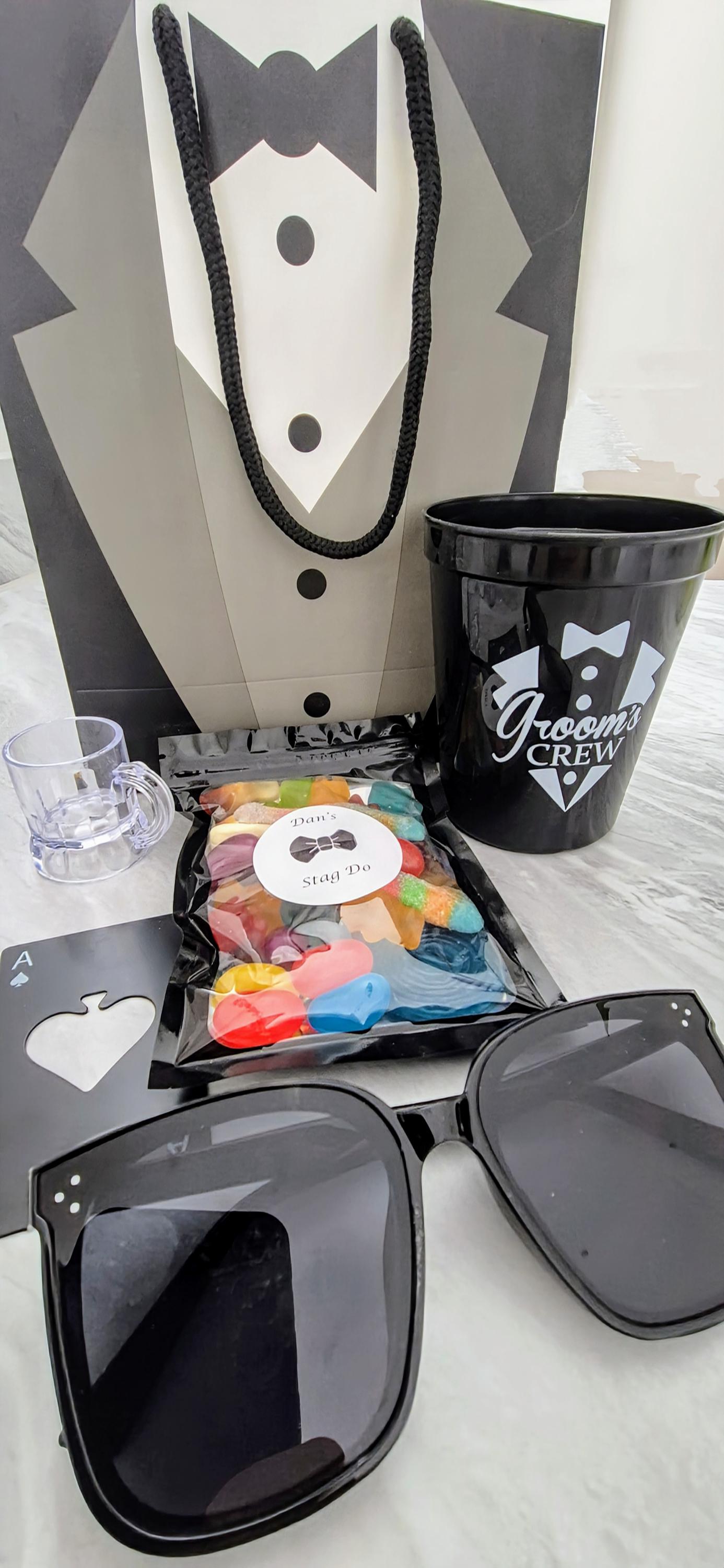 Groom Crew Prefilled Party Bags: Stag Do Goody Bags
