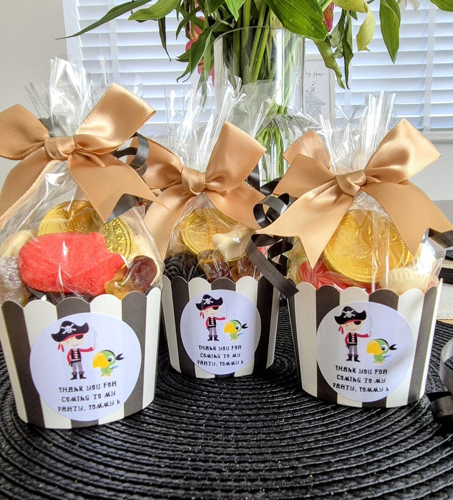 Pirate Party Favors: Personalized Sweet Cups