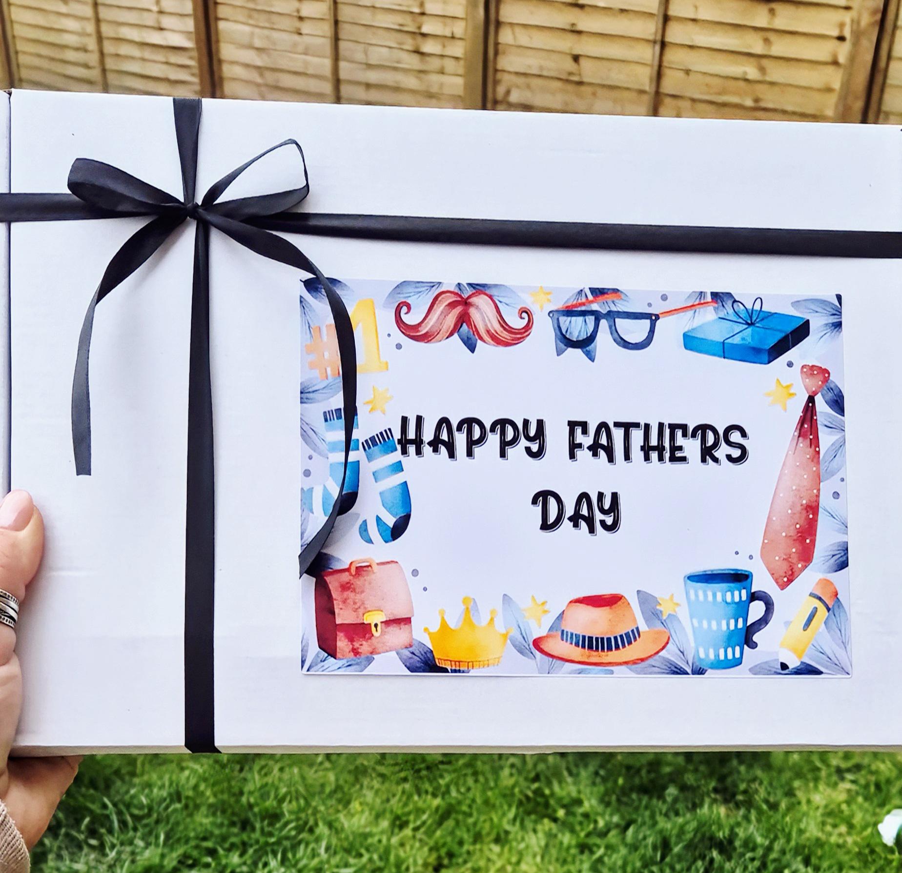 Happy fathers day letterbox gift- Letterbox gift - Chocolate letterbox gift