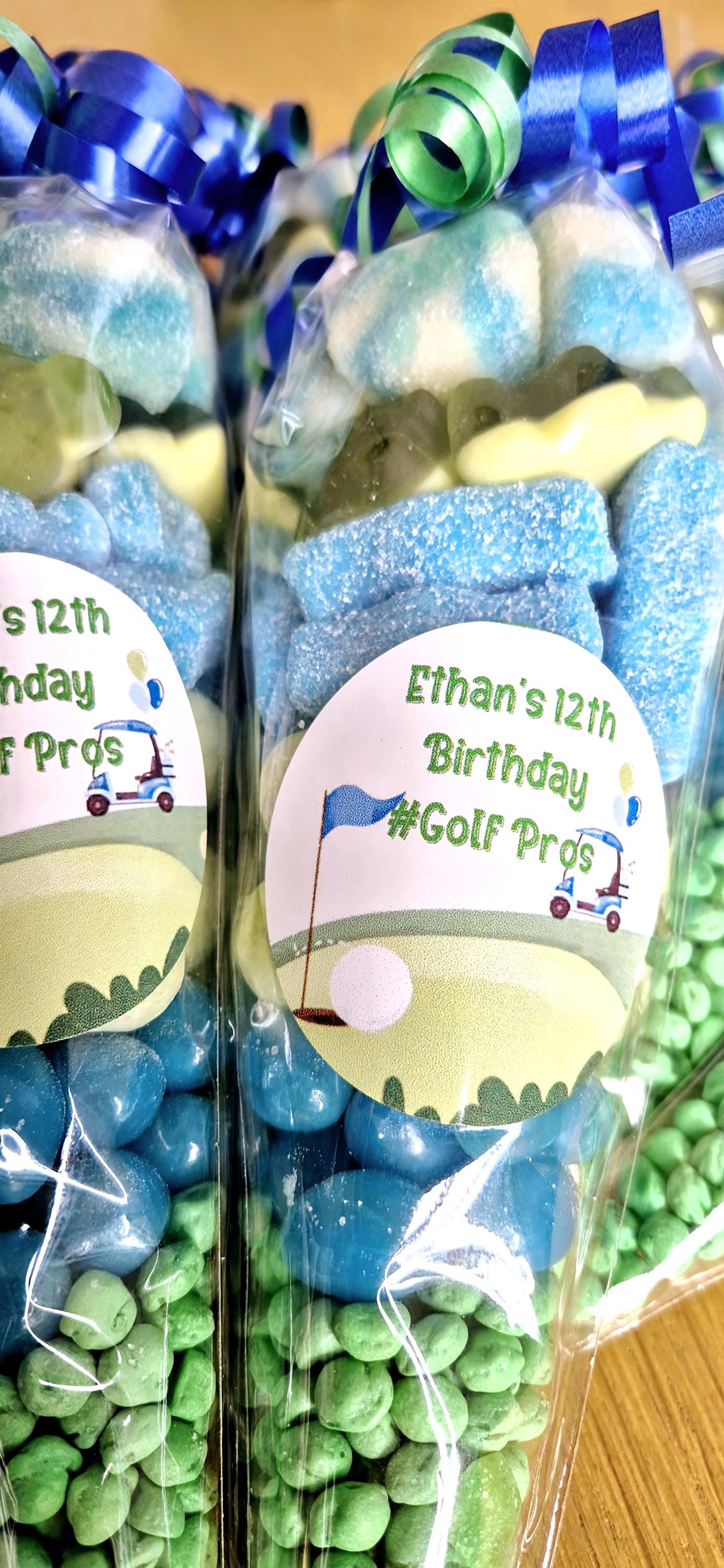 Personalized Golf Sweet Cones: Party Favors