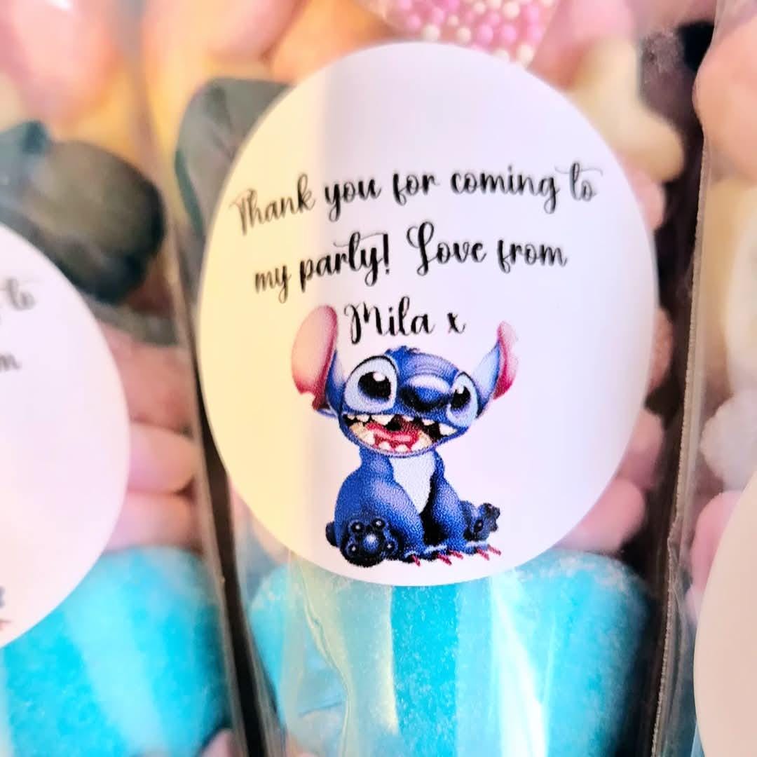 Stitch Party Favor Cones: Disney-Themed Sweet Treats