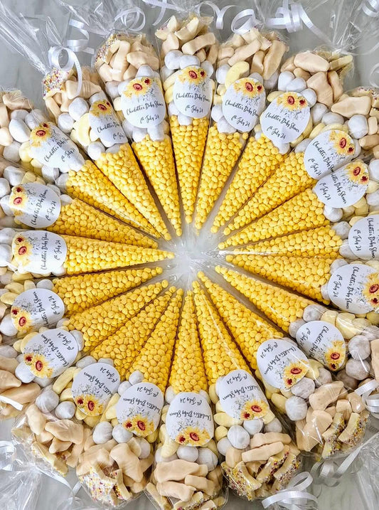Baby shower - gender netural - suprise baby - baby shower- sweet cones