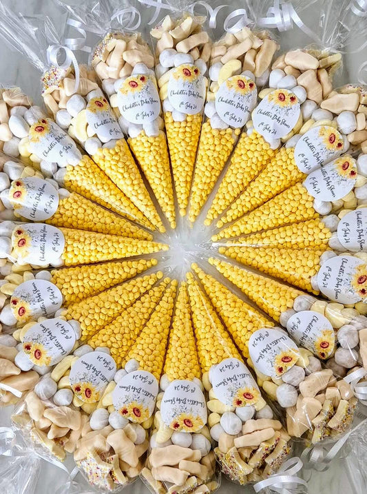 Baby Shower Sweet Cones: Gender Neutral Party Favors