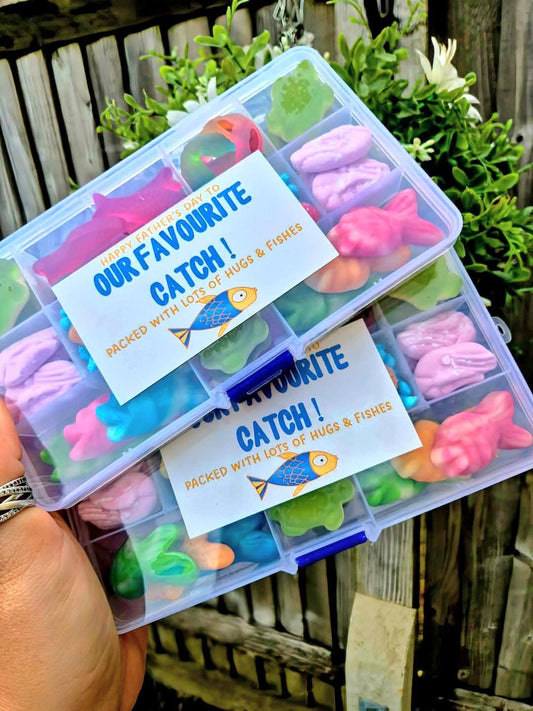 Father's Day Gummy Tackle Box | Fathers Day | Pick n Mix | Father's Day Sweets | Fish Tackle Candy Box| Birthday Gift