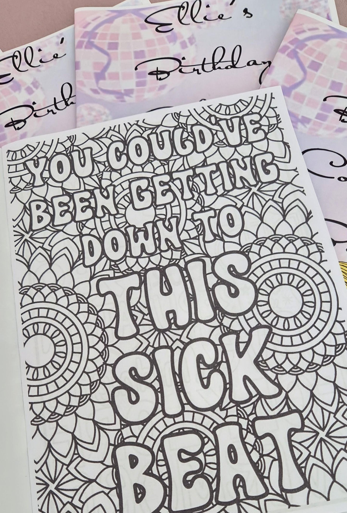 Personalised Swiftie colouring book - Party Favour - Party bag filler - Swiftie party