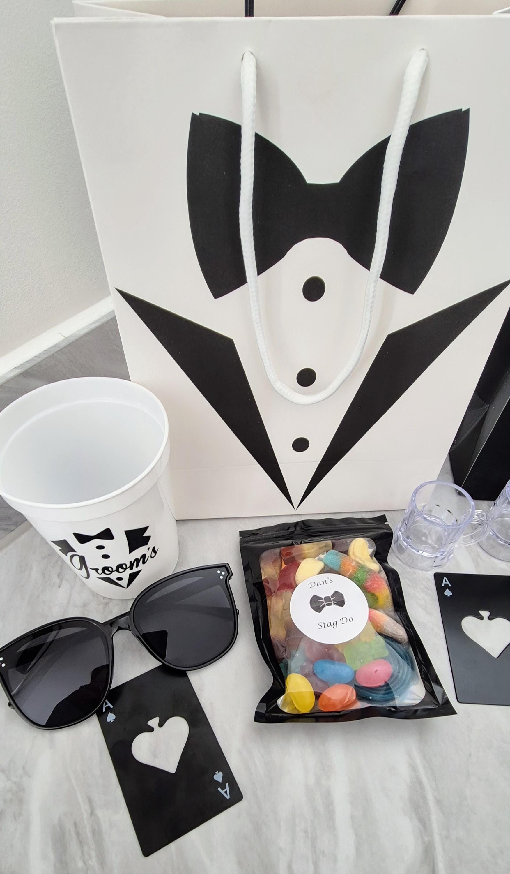 Groom Crew Prefilled Party Bags: Stag Do Goody Bags