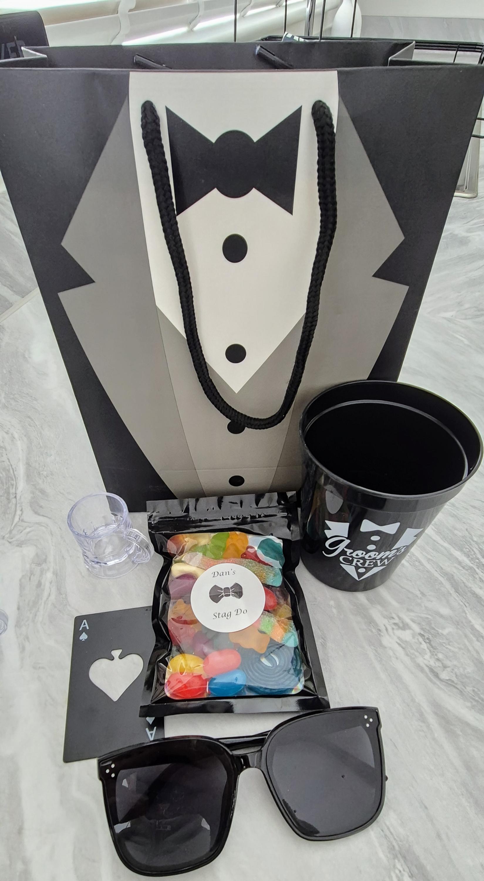 Groom Crew Prefilled Party Bags: Stag Do Goody Bags