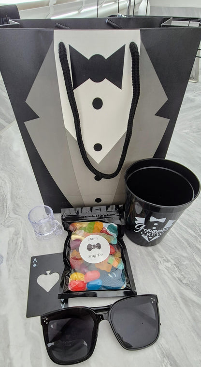 Groom Crew Prefilled Party Bags: Stag Do Goody Bags