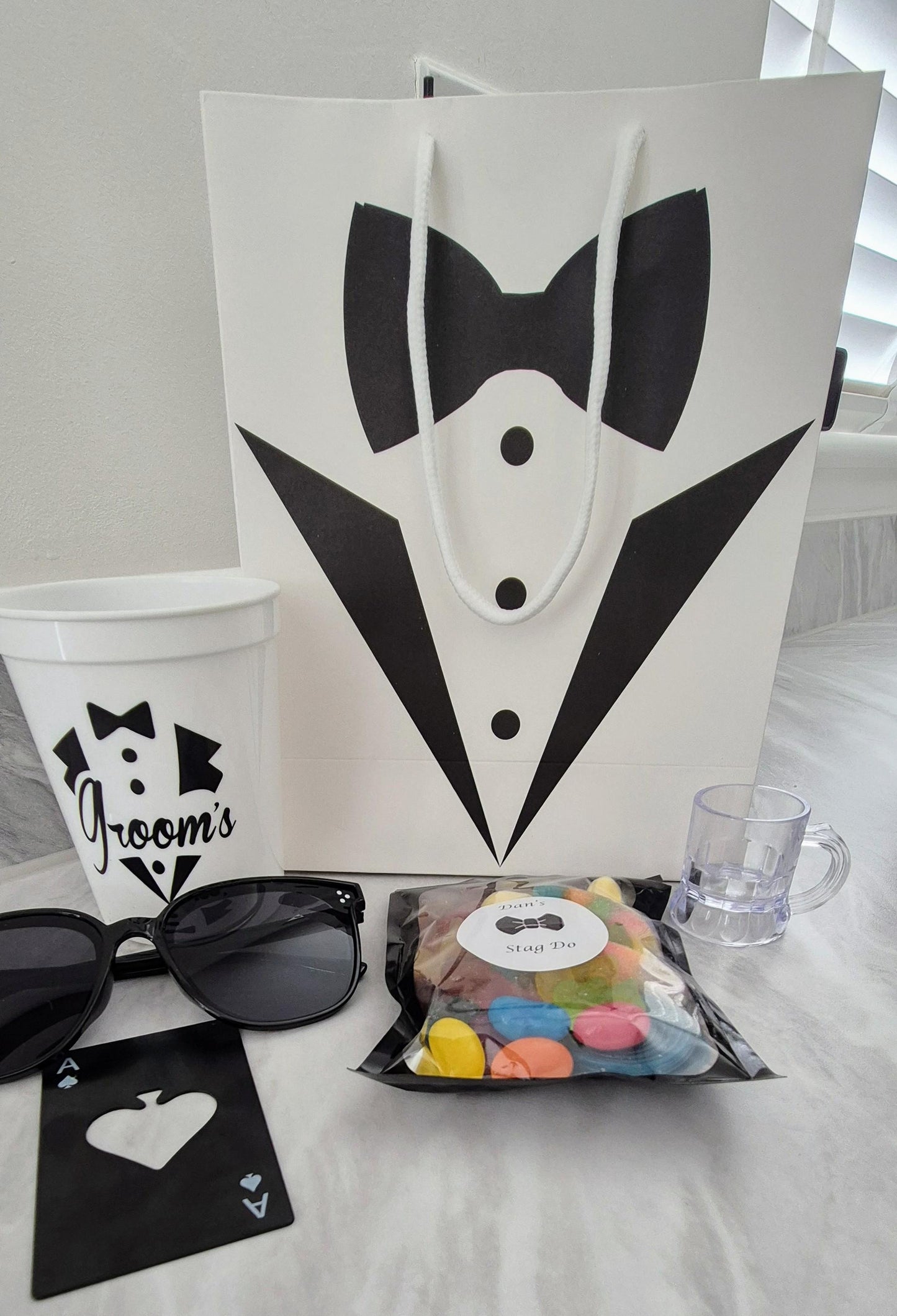 Groom Crew Prefilled Party Bags: Stag Do Goody Bags