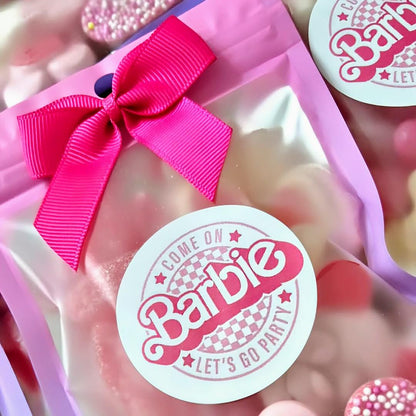 Large Lets go party inspired sweet bags - Party favours - Birthday - treat Bag- prefilled sweet bags