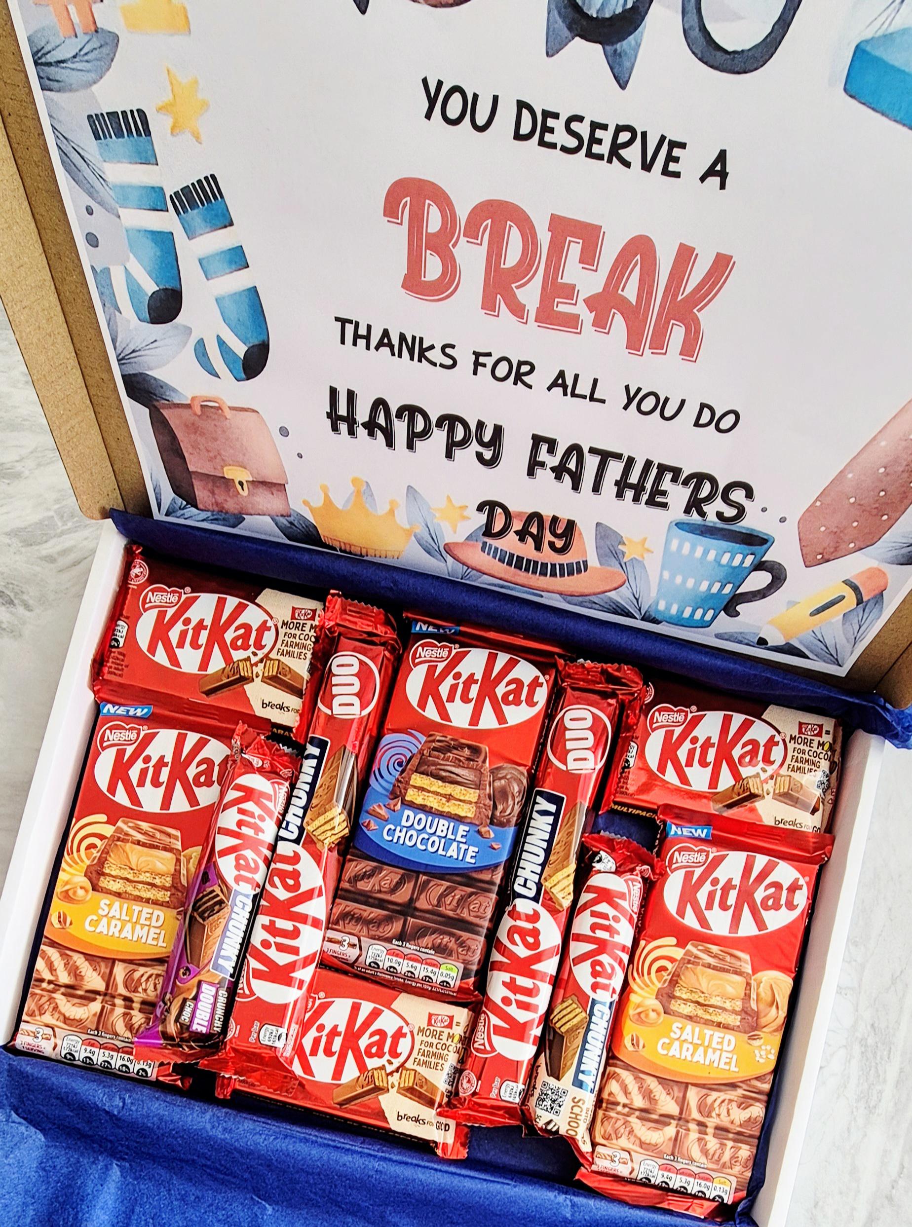 Happy fathers day letterbox gift- Letterbox gift - Chocolate letterbox gift
