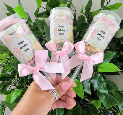 Sweet push pops- Sweets- Party Favours- Fairy inspired push pop