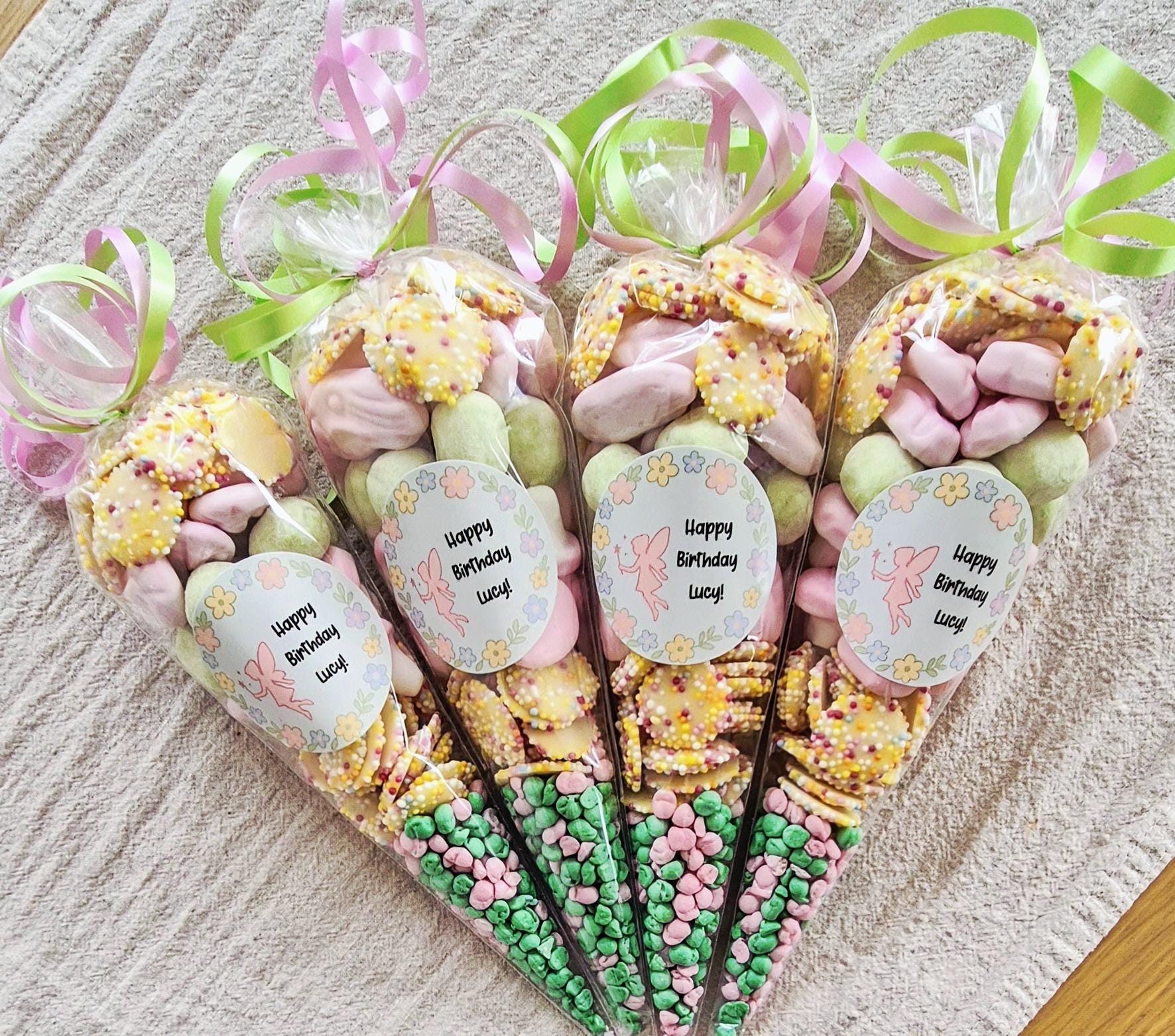 Fairy themed - inspired sweet cones- party favours