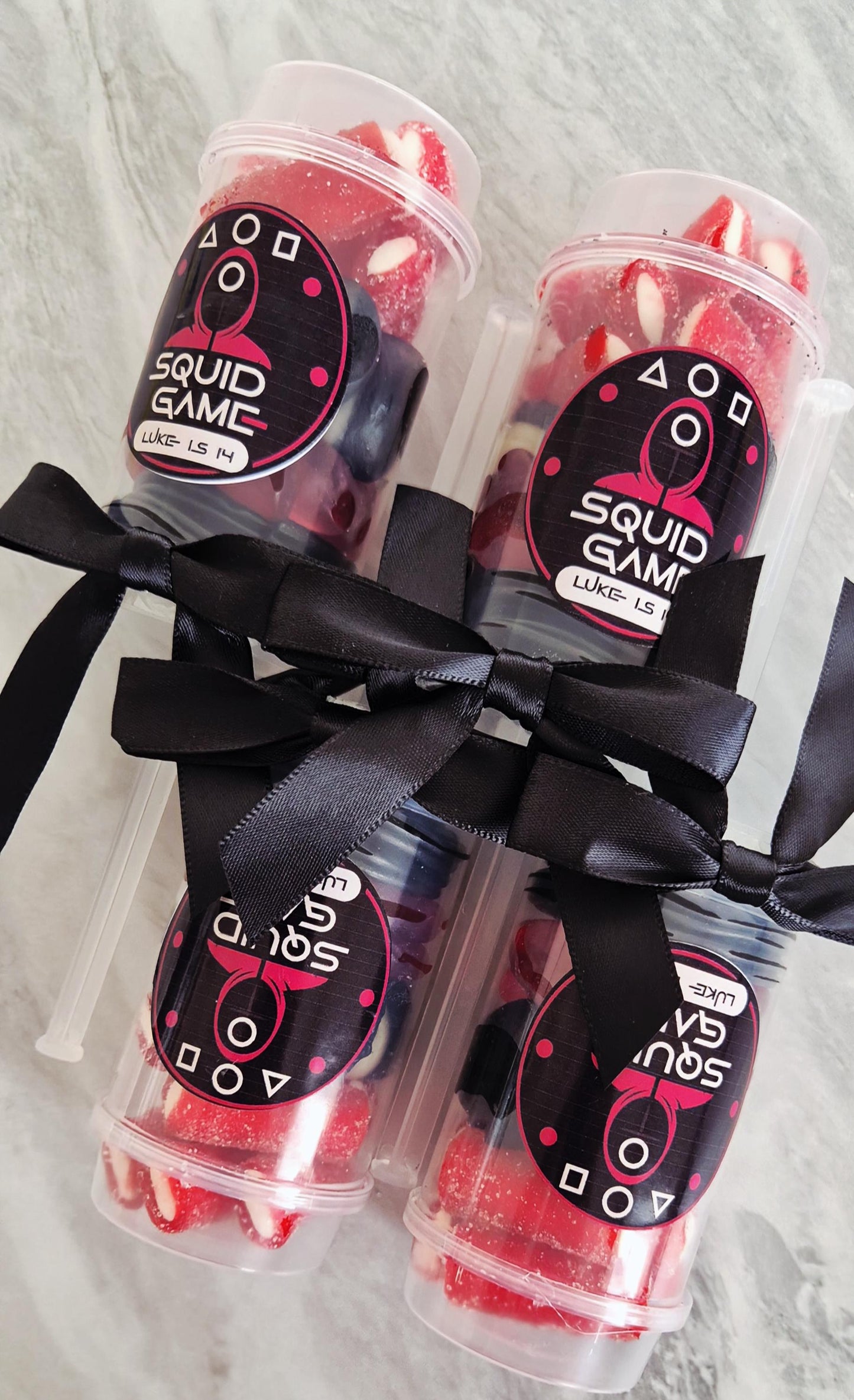 Squid game-themed push pops - squid-game theme - party favor
