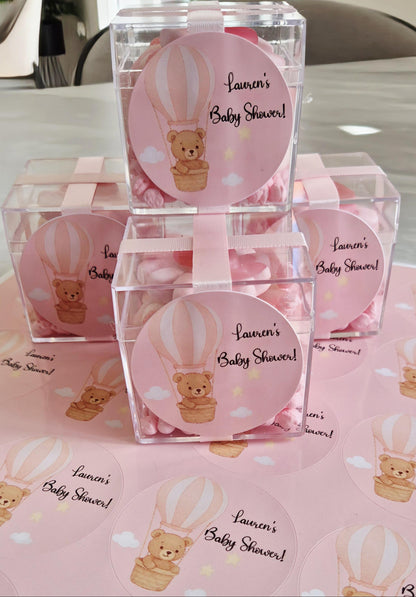 Pink baby shower sweet cubes - Sweet cubes- Baby girl - It's a girl