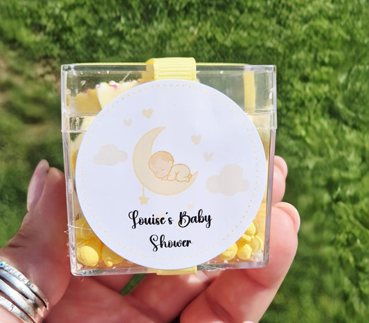 Netural baby shower sweet cubes - Sweet cubes- suprise baby- Gender reveal