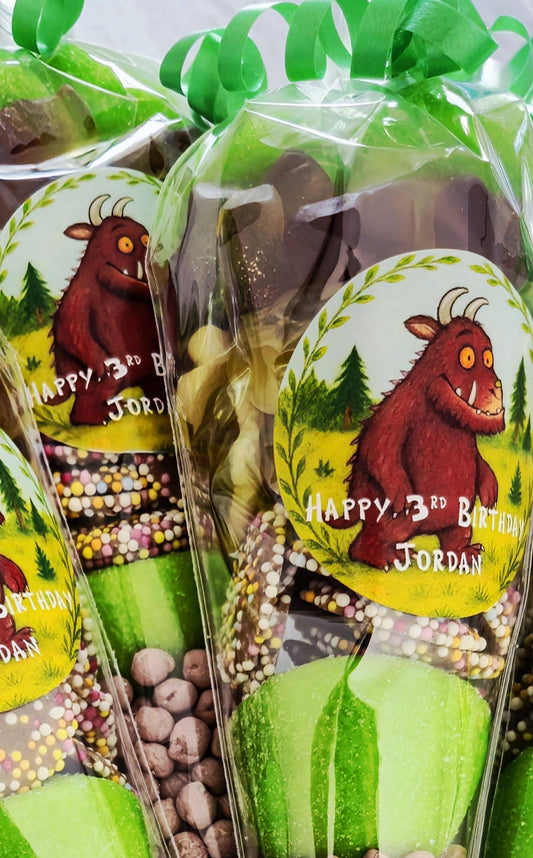 Gruffalo themed party cones - sweet cones - party - Gruffalo party