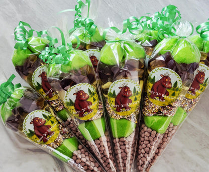Gruffalo themed party cones - sweet cones - party - Gruffalo party