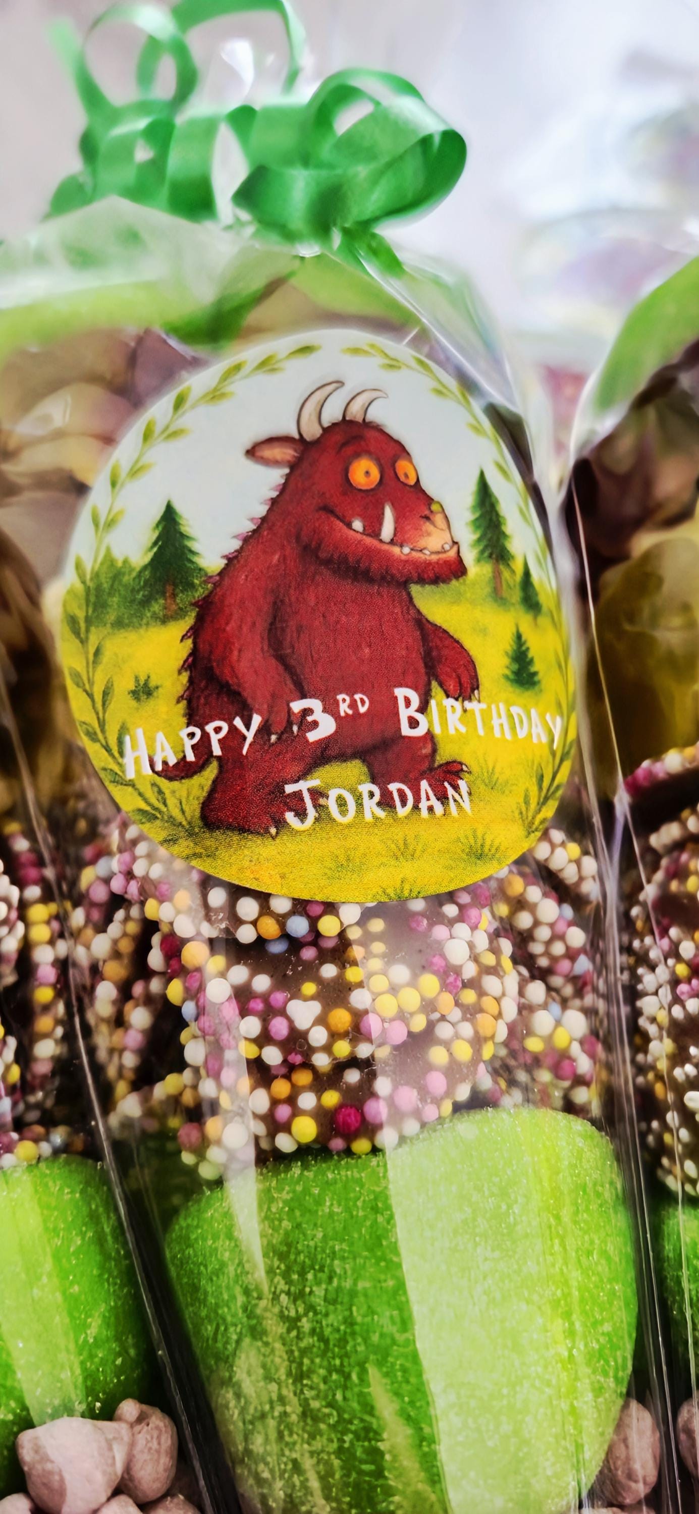 Gruffalo themed party cones - sweet cones - party - Gruffalo party