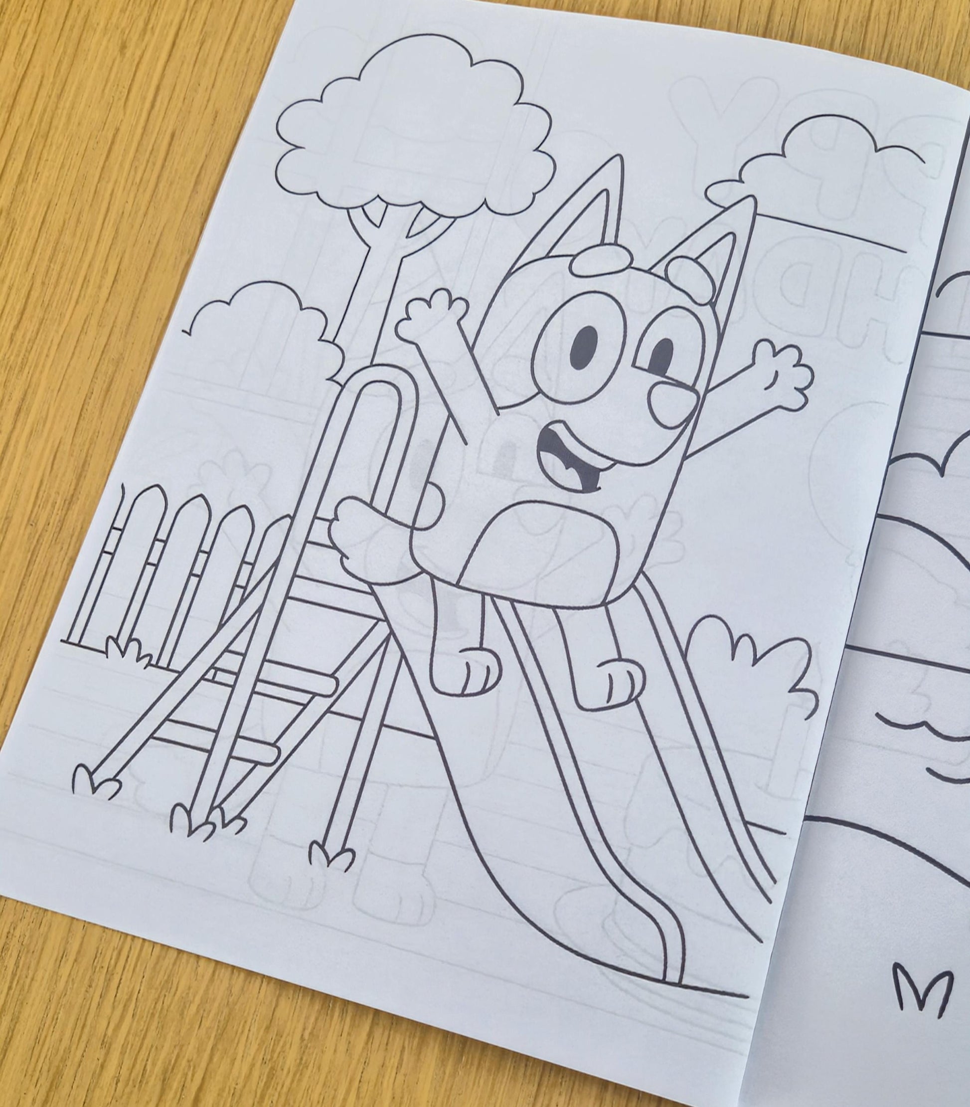 Bluey inspired personalised colouring book - Party favour - Kids Party