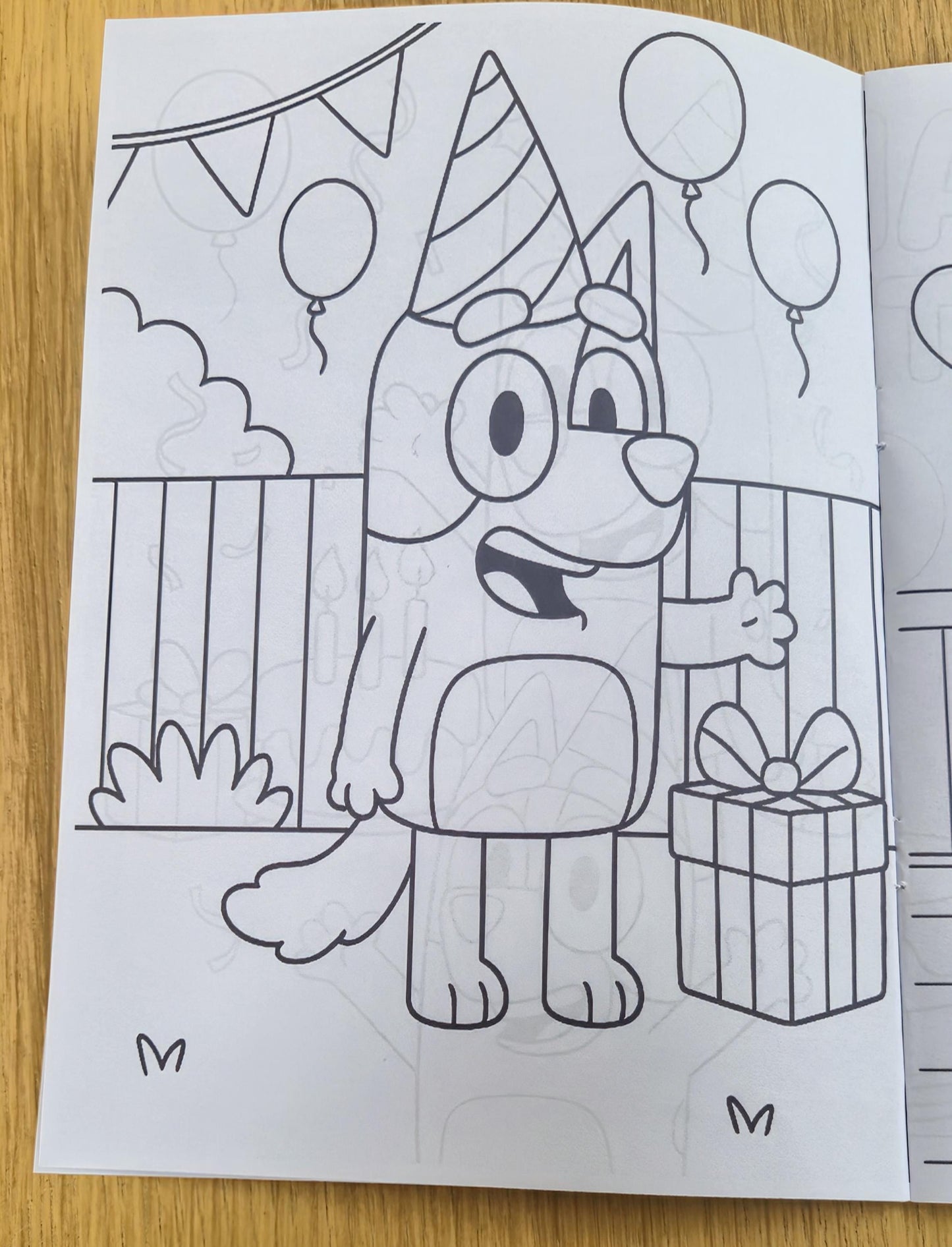 Bluey inspired personalised colouring book - Party favour - Kids Party
