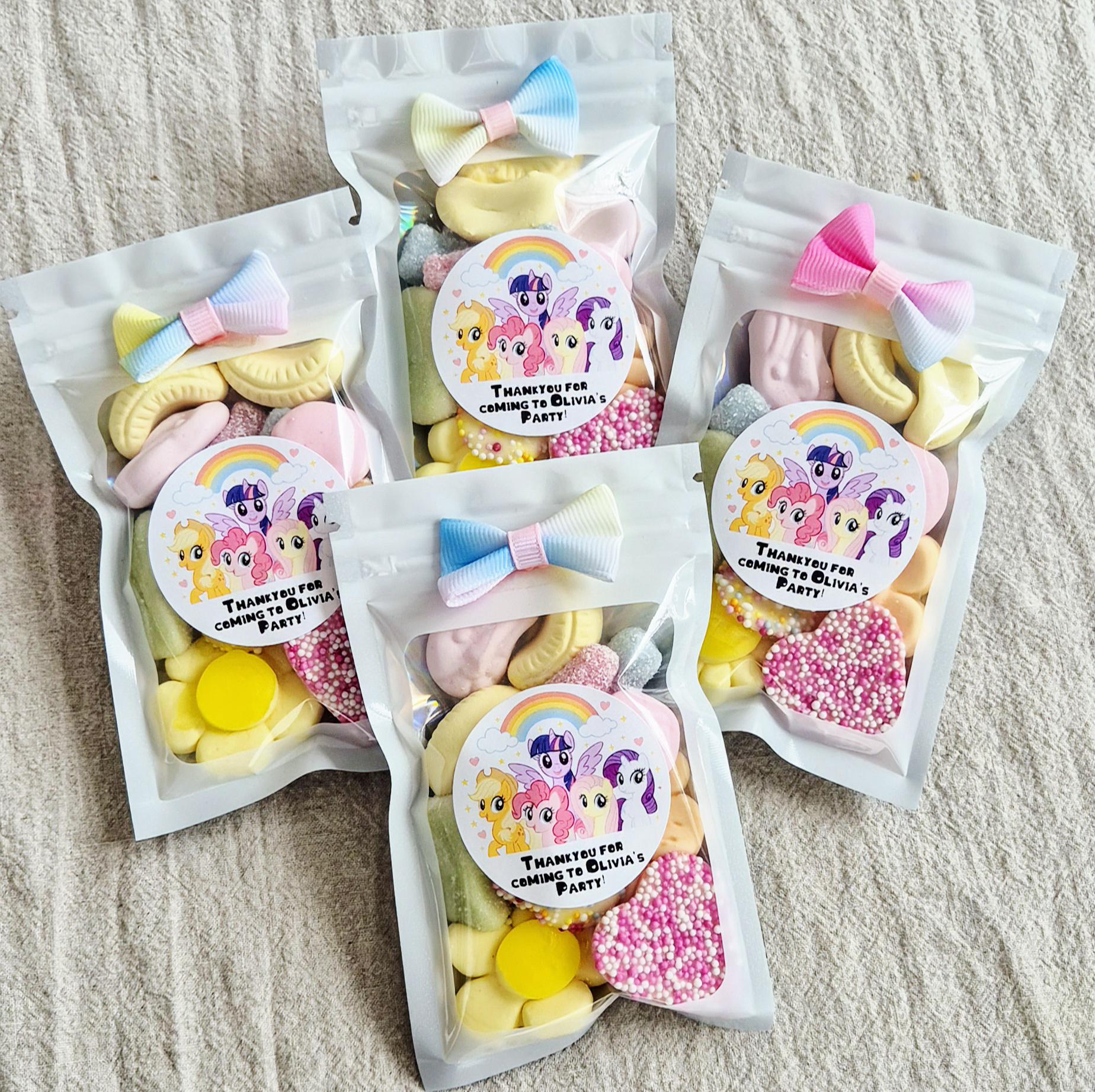 My-Little-Pony Inspired Sweet pouches- Party Favours - Birthday