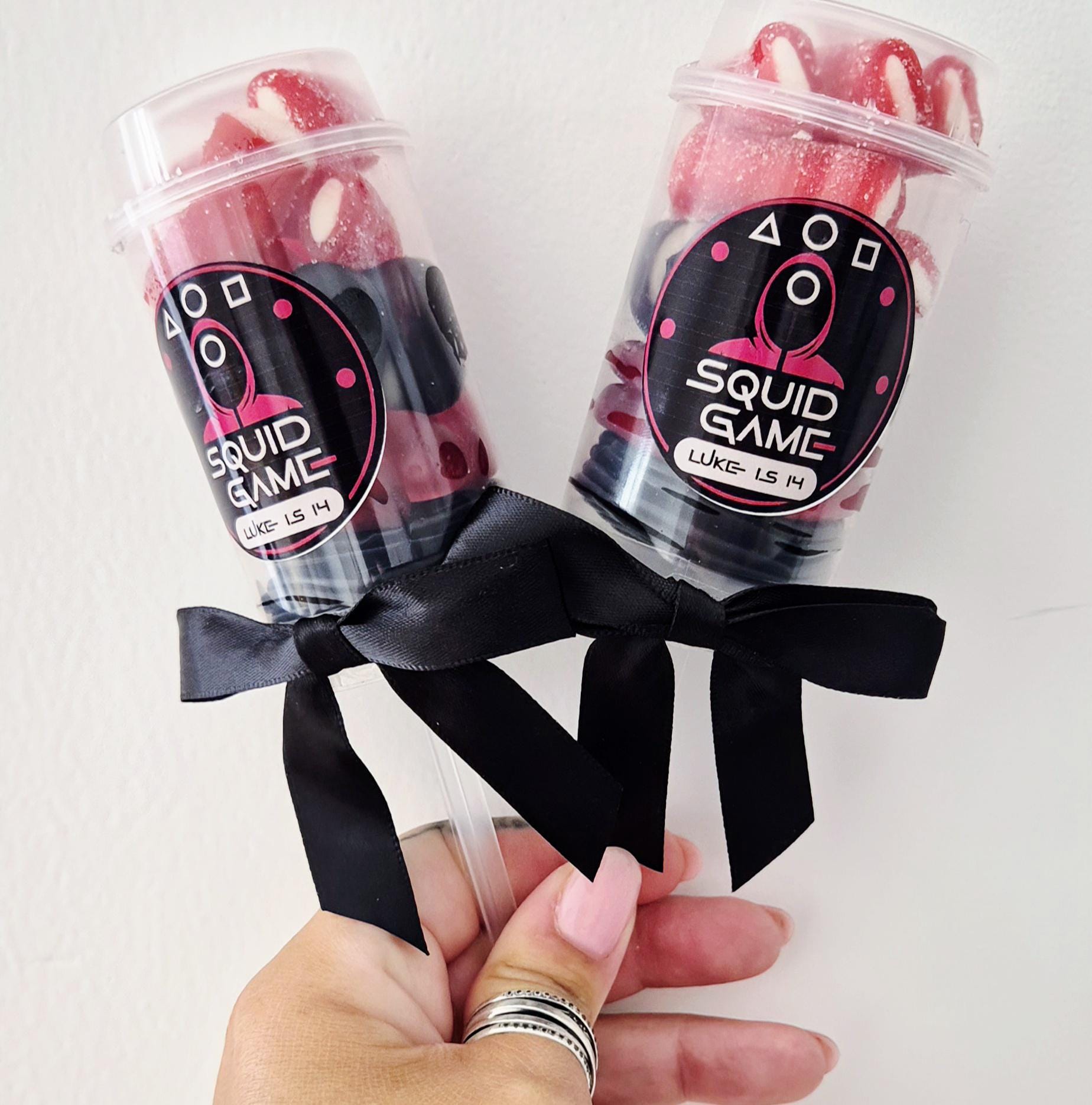 Squid game-themed push pops - squid-game theme - party favor