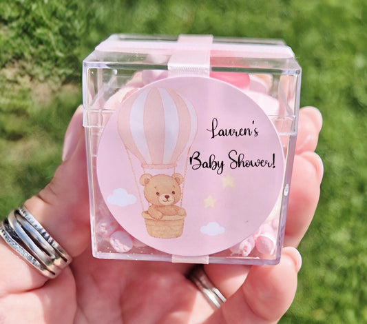Pink baby shower sweet cubes - Sweet cubes- Baby girl - It's a girl