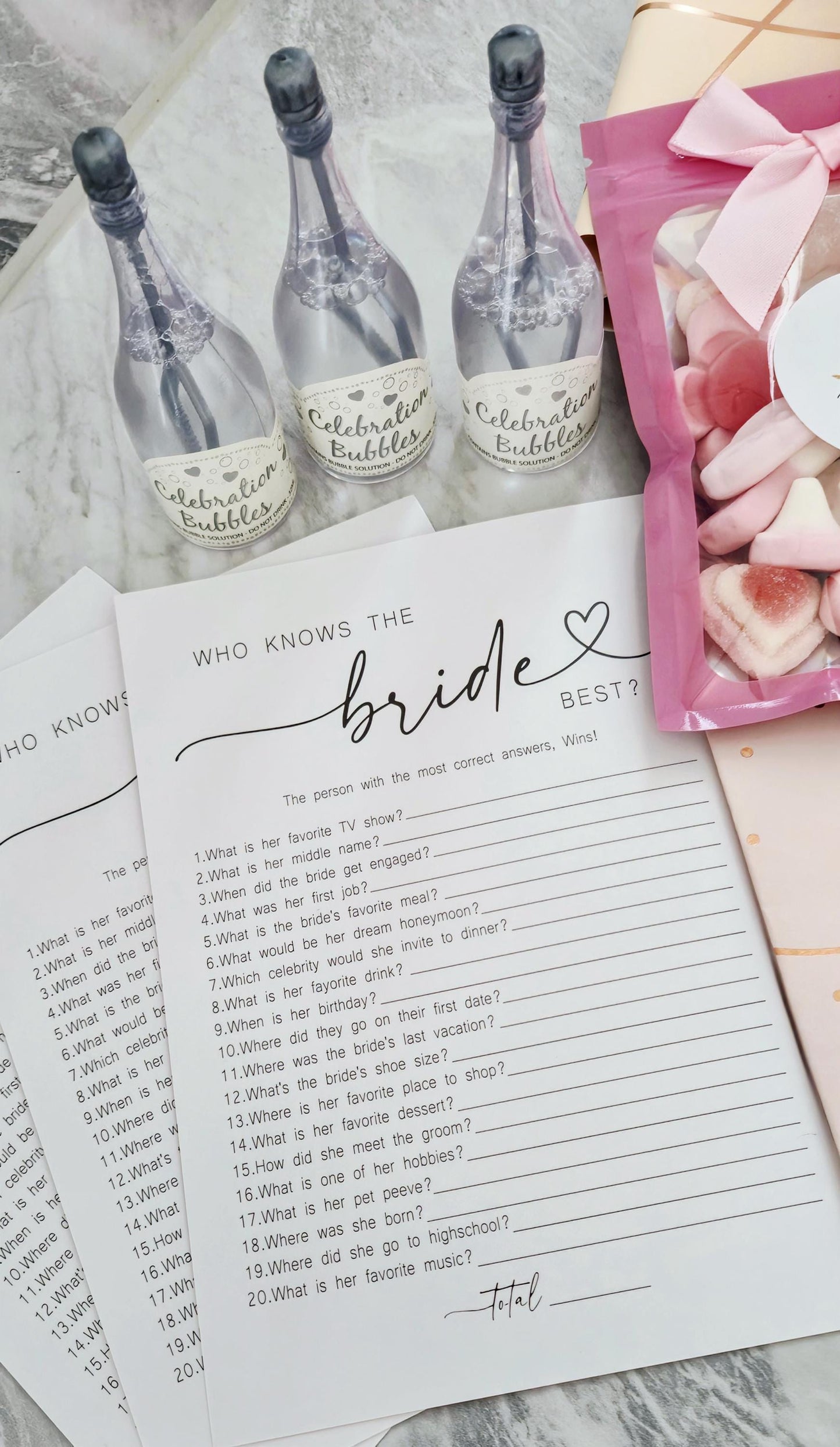 Prefilled Bride Tribe Hen Party Goody Bags