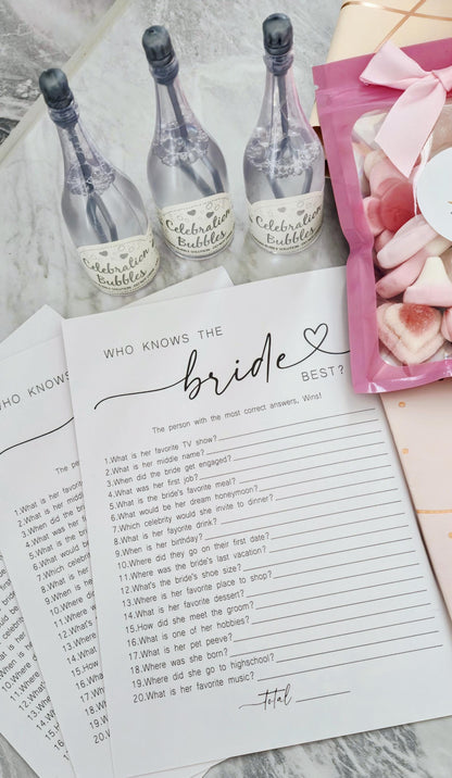 Prefilled Bride Tribe Hen Party Goody Bags