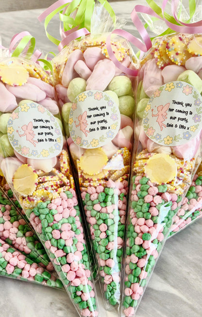 Fairy themed - inspired sweet cones- party favours