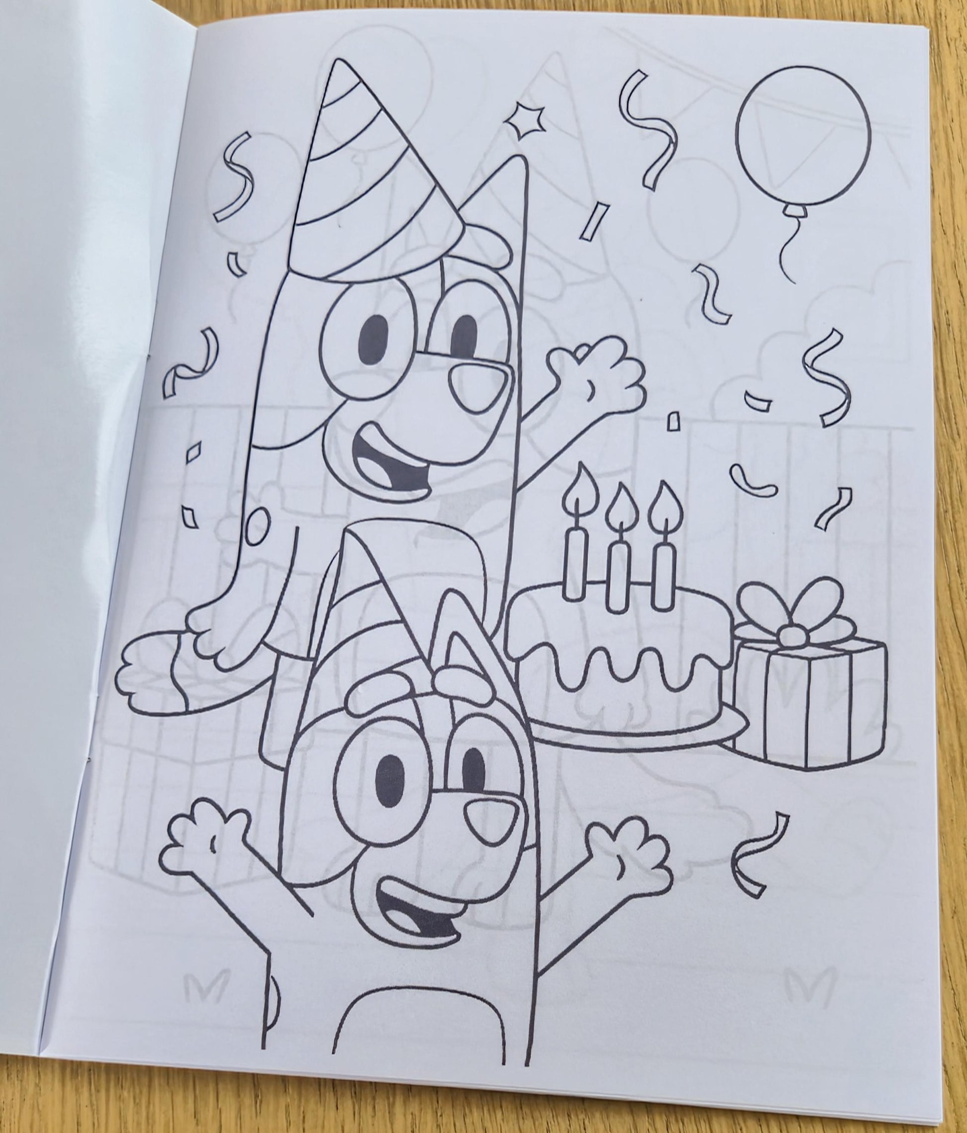 Bluey inspired personalised colouring book - Party favour - Kids Party