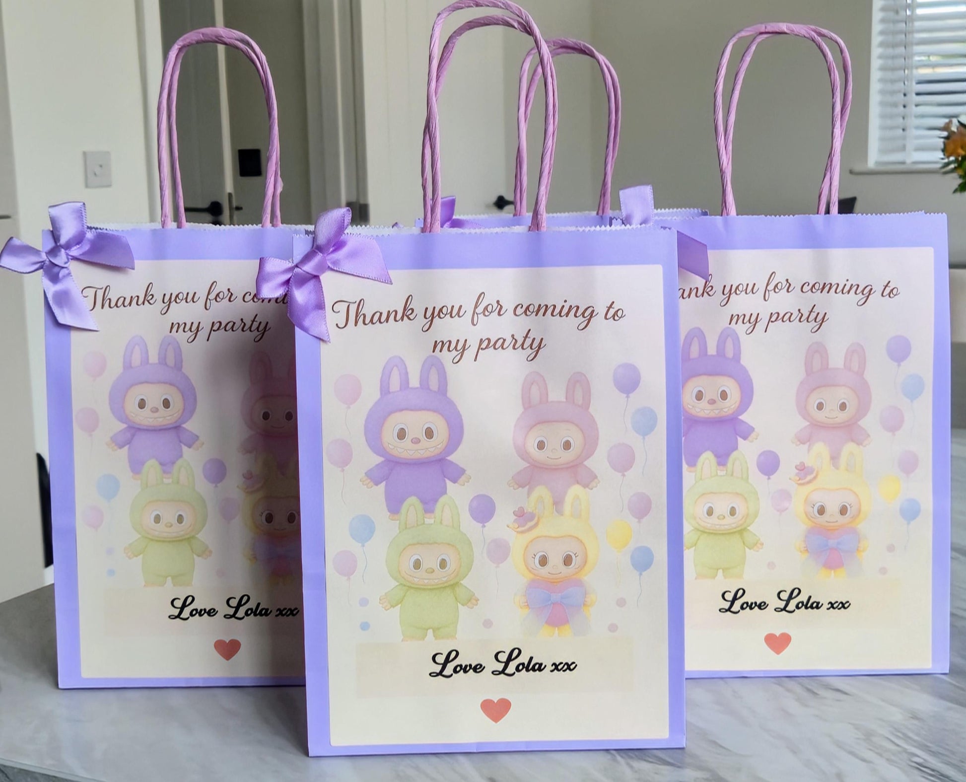 Labubu party bag - Personalised Labubu Party bag