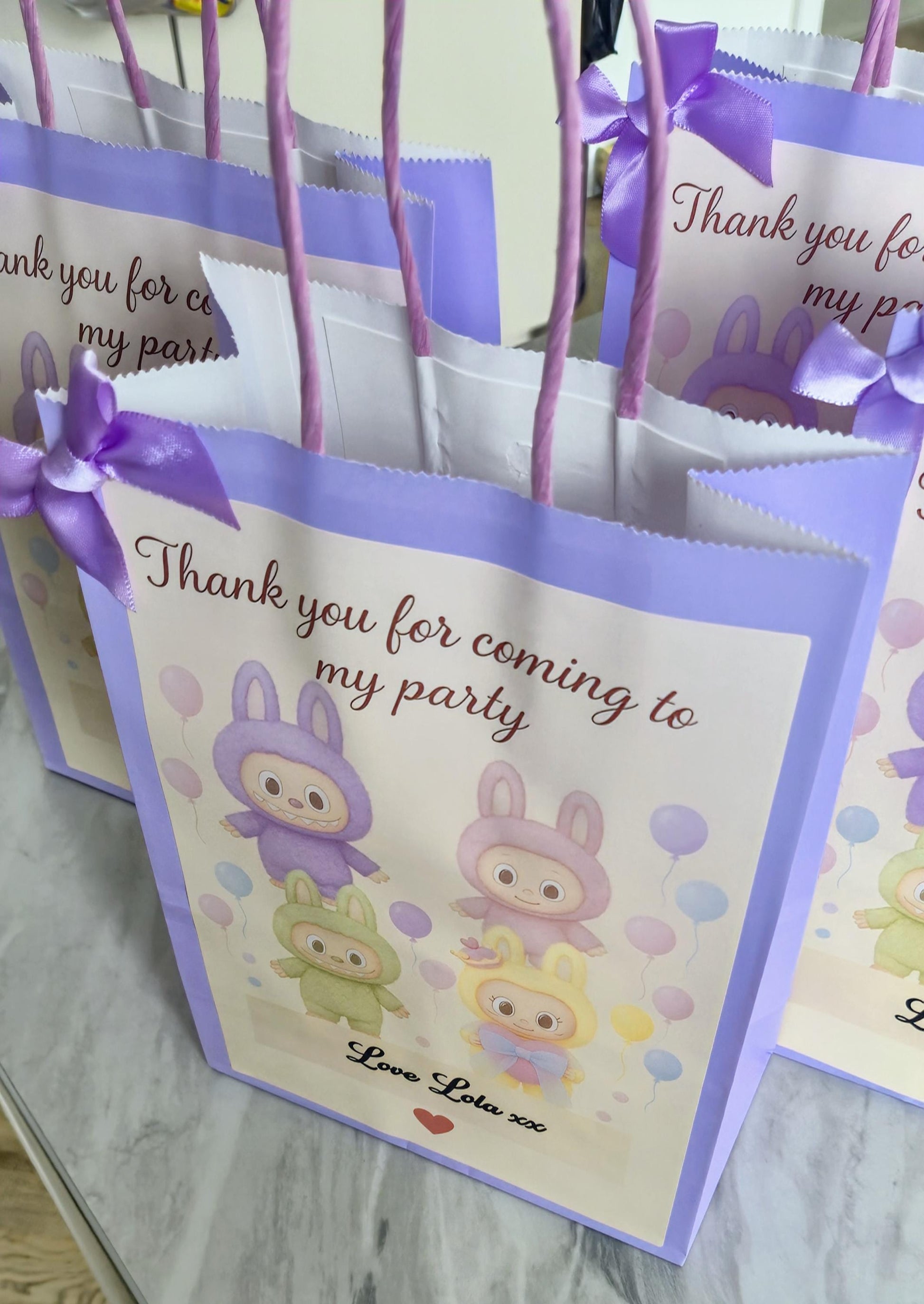 Labubu party bag - Personalised Labubu Party bag