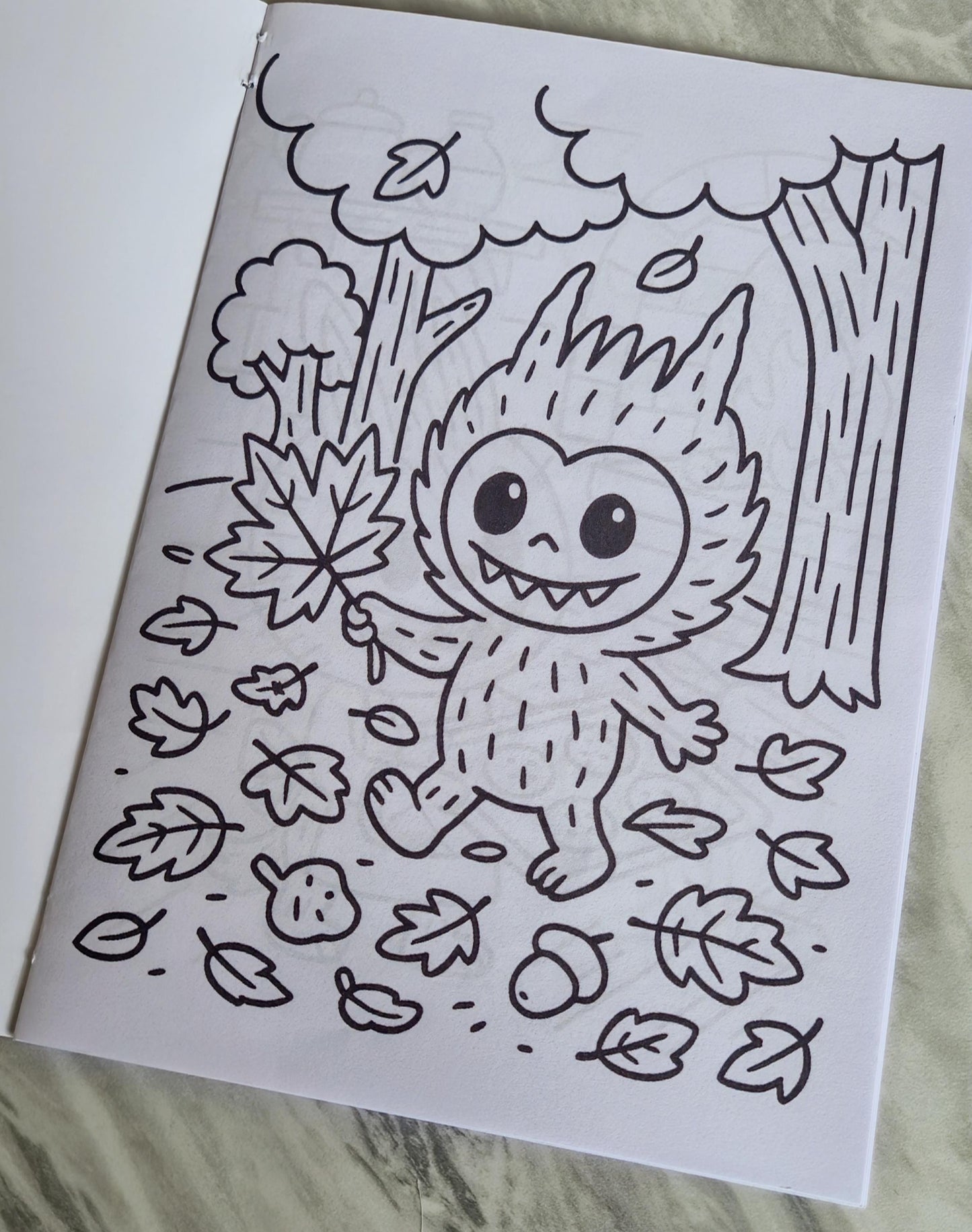 Labubu inspired personalised colouring book - Party favour - Kids Party