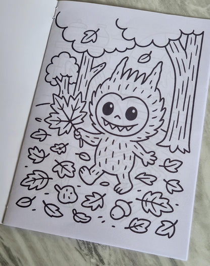 Labubu inspired personalised colouring book - Party favour - Kids Party