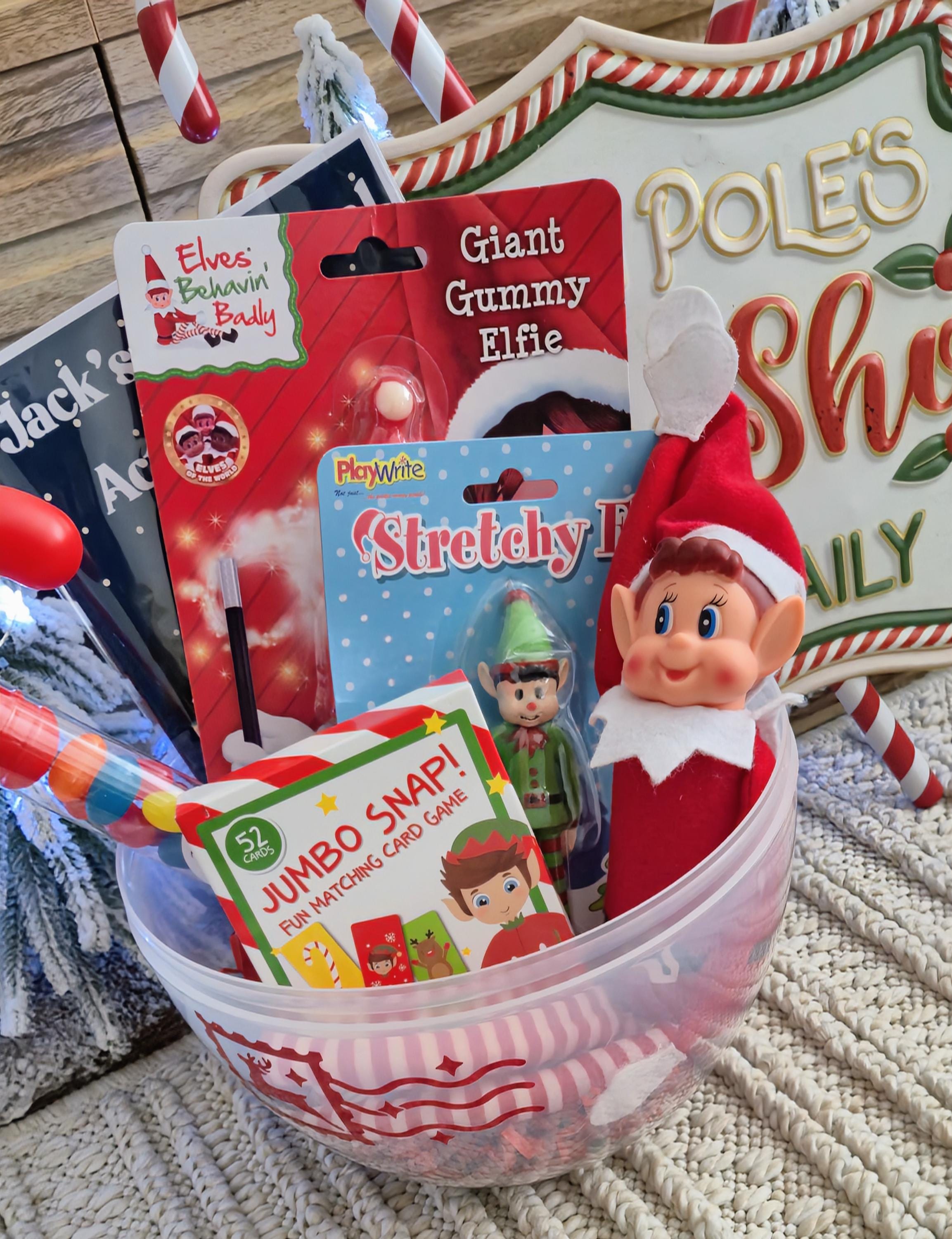 Personalized Elf Surprise Egg: Christmas Elf Delivery Gift Set