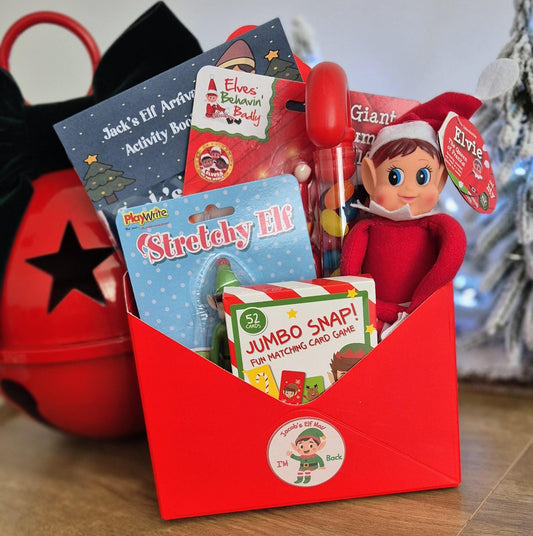 Personalized Elf Mail Gift Set: Surprise Christmas Delivery